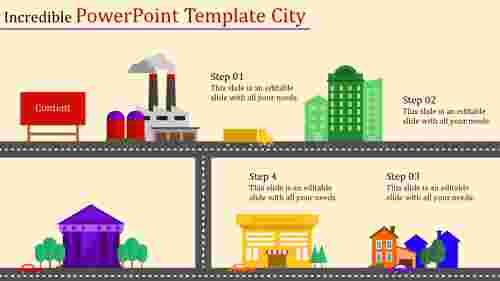 powerpoint template city-Incredible Powerpoint Template City